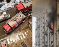 Surat: Fire breaks out again in Millennium Textile Market-2, second incident in two months
