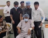 Surat: Patients Reach Polling Station from Hospital Bed, Umeshbhai Mishra Sets an Example