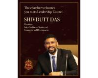 Indo Caribbean Chamber of Commerce for Development – ICCCD Appoints Economist Shivdutt Das as Global President