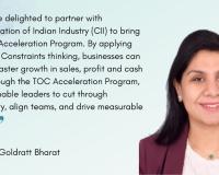Goldratt Bharat and CII Announce Certified TOC Business Acceleration Program Starting May 20