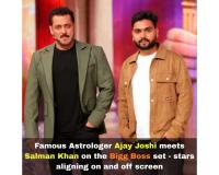Celebrity Astrologer Ajay Joshi Meets Salman Khan Inside Bigg Boss House