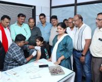 Surat: Seventh Free Cervical Cancer Vaccination Camp Organized at Agarwal Society Health Center