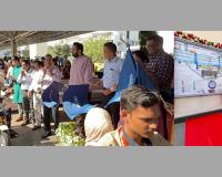 Inauguration of Digital Access Board and Battery Operated Cart Service at Vadodara Railway Station by MP Dr. Hemang Joshi