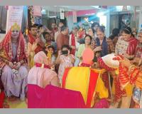 Vesu's Gaur Radha Krishna Mandir Immersed in Devotion During Shri Krishna-Rukmini Wedding Ceremony