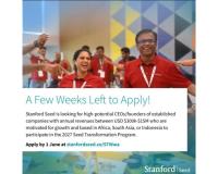 Last Call: Applications for Stanford Seed Transformation Program in South Asia Close Soon