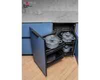 Hafele Astute Corner Storage Solution Maximises Kitchen Corner Spaces