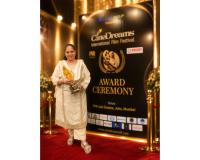 Pallavi Gurjar Honoured with Best Debut Producer Award at Cine Dreams International Film Festival