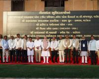 PM Narendra Modi Inaugurates Sardardham in Vadodara, Meets Trustees Including Dr. Parul Patel