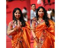 Swapnali Wani Mrs. Bharat-USA Universe 2026, Draped in Heritage: Showcasing Indian Handloom at Cannes 2026
