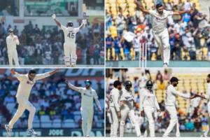 India Dominates in the First Test Match of the India-Australia Series 