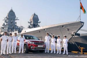 Indian Navy Celebrates Nari Shakti with All-Women Car Rally