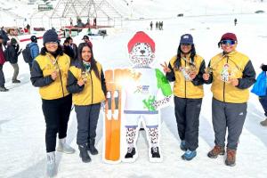 Gujarat Team Wins Gold in Ice Stock Game at Khelo India National Winter Olympic Games 2023