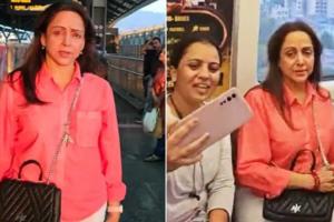 Wide-eyed Mumbaikars gape as 'Dreamgirl' Hema Malini enjoys Metro, auto rides 