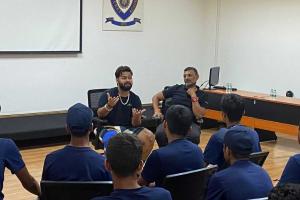 Pant interacts with U16 players, BCCI posts photos