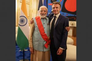 Modi becomes first Indian PM to receive France's highest award