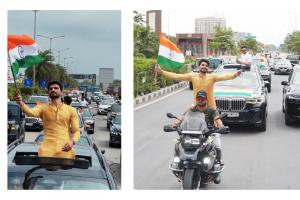 Real estate developer Dipak Bharwad celebrates 77th Independence Day with Tiranga Car Rally