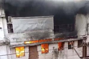 Fire Erupts in Surat's Unity Industrial Estate; Quick Response Averts Tragedy