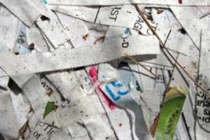 Transaction slips of crores, wrappers of note bundles found in garbage heap in Jaipur