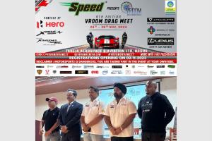 Speed Presents Vroom Drag Meet 9th Edition, Powered by Hero MotoCorp and Electric Performance Partner Ultraviolette
