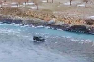 Motorist who drove SUV through river in Himachal to evade jam fined