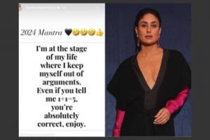 'Keep myself out of arguments', Kareena shares her New Year Mantra