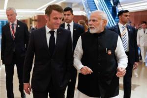 French Prez Macron in Jaipur today, to take tour of heritage sites with PM Modi