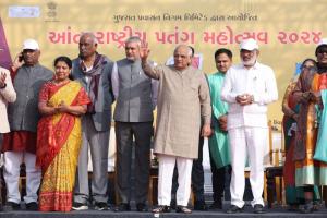 CM Bhupendra Patel inaugurates International Kite Festival – 2024 in Ahmedabad