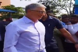 Bill Gates Visits Bhubaneswar Slum, Commends Jaga Mission Efforts