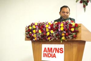 Minister Mukesh Patel lauds AM/NS India for CSR Initiatives and contributing towards employment generation