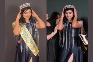 Dr. Sushma T J, won the title of Mrs. Universe Galactic-2024 in the Miss and Mrs. Universe Galactic 2024 at Mumbai