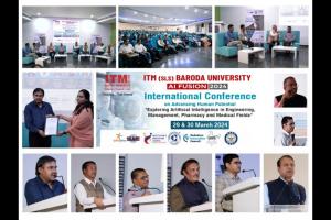ITM SLS Baroda University Leads AI Fusion 2024 International Conference with ISRO (SAC) and DRDO Pune