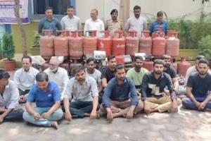Gas Racket Busted in Surat: Police Seize Equipment, Arrest 13