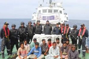 86 kg Drugs Seized, 14 Pakistanis Arrested in Gujarat