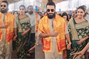 Ranveer Singh and Deepika Padukone Visit Siddhivinayak Temple Ahead of Welcoming Their First Child