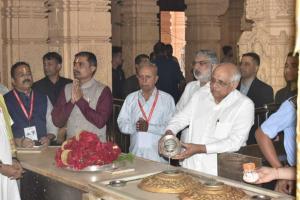 CM Bhupendra Patel Performs Rituals at Somnath Temple, Unveils Informative Documentary