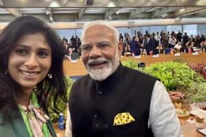 PM Modi Meets IMF's Gita Gopinath During G20 Summit in Rio de Janeiro