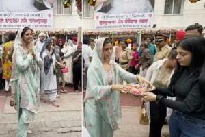 Nimrat Kaur Visits Gurudwara on Guru Nanak Jayanti, Distributes Prasad