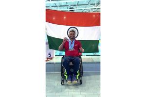 Shams Aalam to Compete as First Swimmer with Paraplegia at 14th National Takshila Event