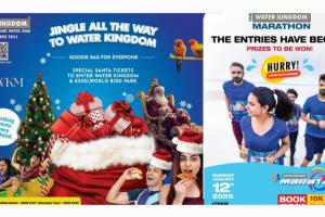 Unwrap the Fun this Christmas and New Year at Water Kingdom: Festivities, Goodie Bags, and a Marathon