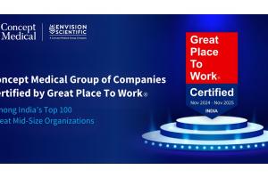 Concept Medical Group Earns Prestigious Great Place to Work Certification