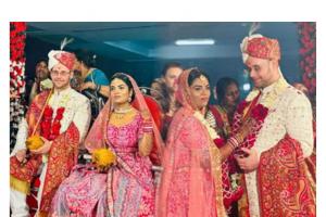 Canadian Groom Crosses Oceans for His Indian Bride, Dances in Traditional Wedding Procession in Ahmedabad