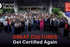 Concept Medical Group Earns Great Place To Work® Certification for the Second Consecutive Year