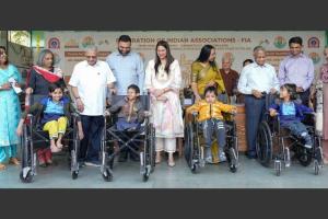 Joy of Giving : Wheelchair Donation Drive for Differently-Abled Children
