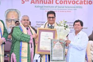 Kalinga Institute of Social Sciences Celebrates J.M. Meenu Malhotra’s Legacy with Honoris Causa Award