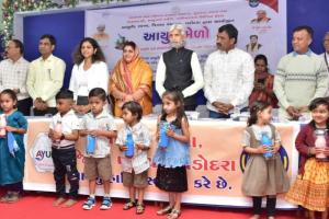 Historic MoU Signed to Eradicate Malnutrition in Waghodia Taluka During Ayush Mela