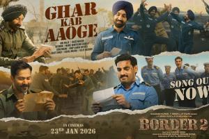 Audio version of song Ghar Kab Aaoge from Sunny Deol starrer Border 2 released