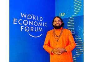 Padma Shri Brahmeshanand Swamiji at WEF 2026: A Powerful Moral Voice