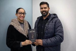 Entrepreneurs Manya Jha and Sushil Baranwal Launch Book The Lonely Lions on National Startups Day