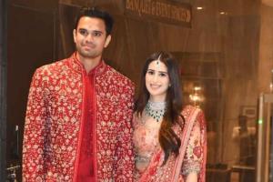 Arjun Tendulkar ties the knot with Sania Chandok in star-studded Mumbai ceremony
