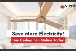 Power Saving with Victura Airmotion! Buy Ceiling Fan Online